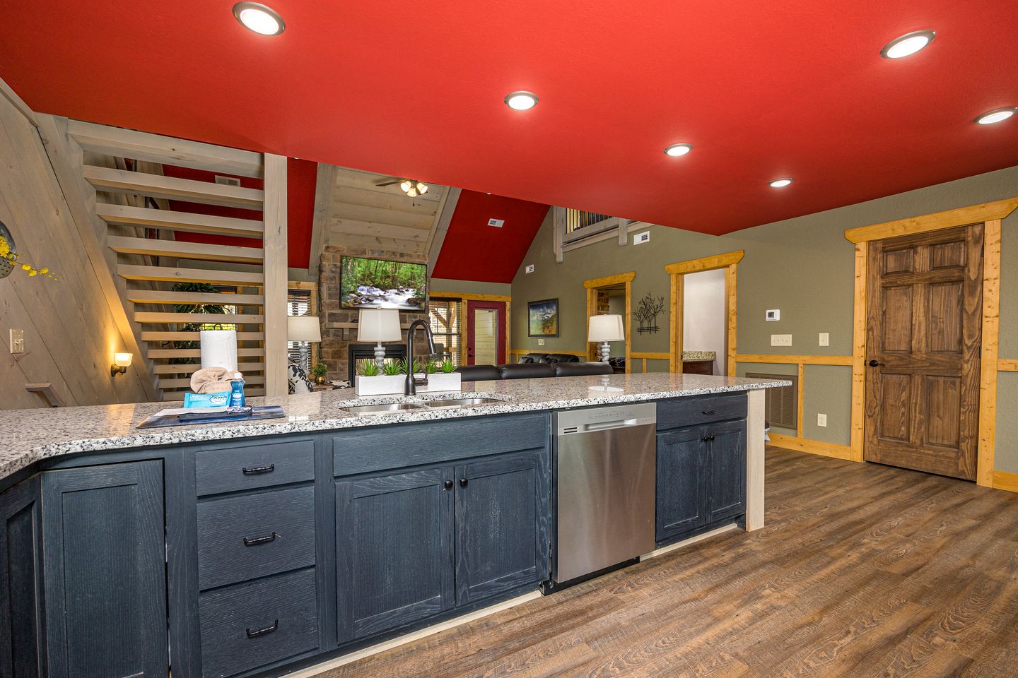 Outstanding Cabin with Indoor and Outdoor Swimming Pool and Game Room in Gatlinburg, Tennessee