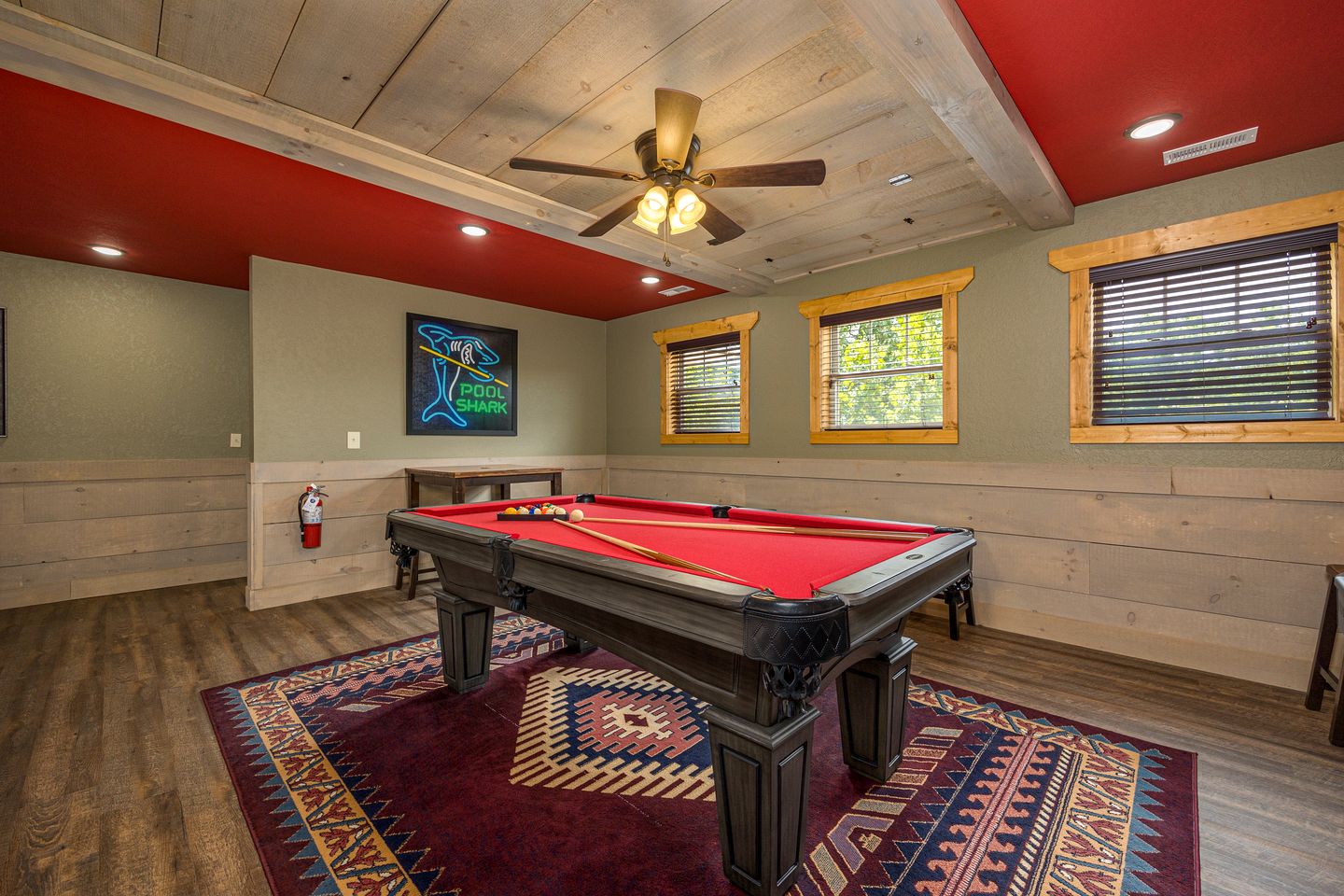 Outstanding Cabin with Indoor and Outdoor Swimming Pool and Game Room in Gatlinburg, Tennessee