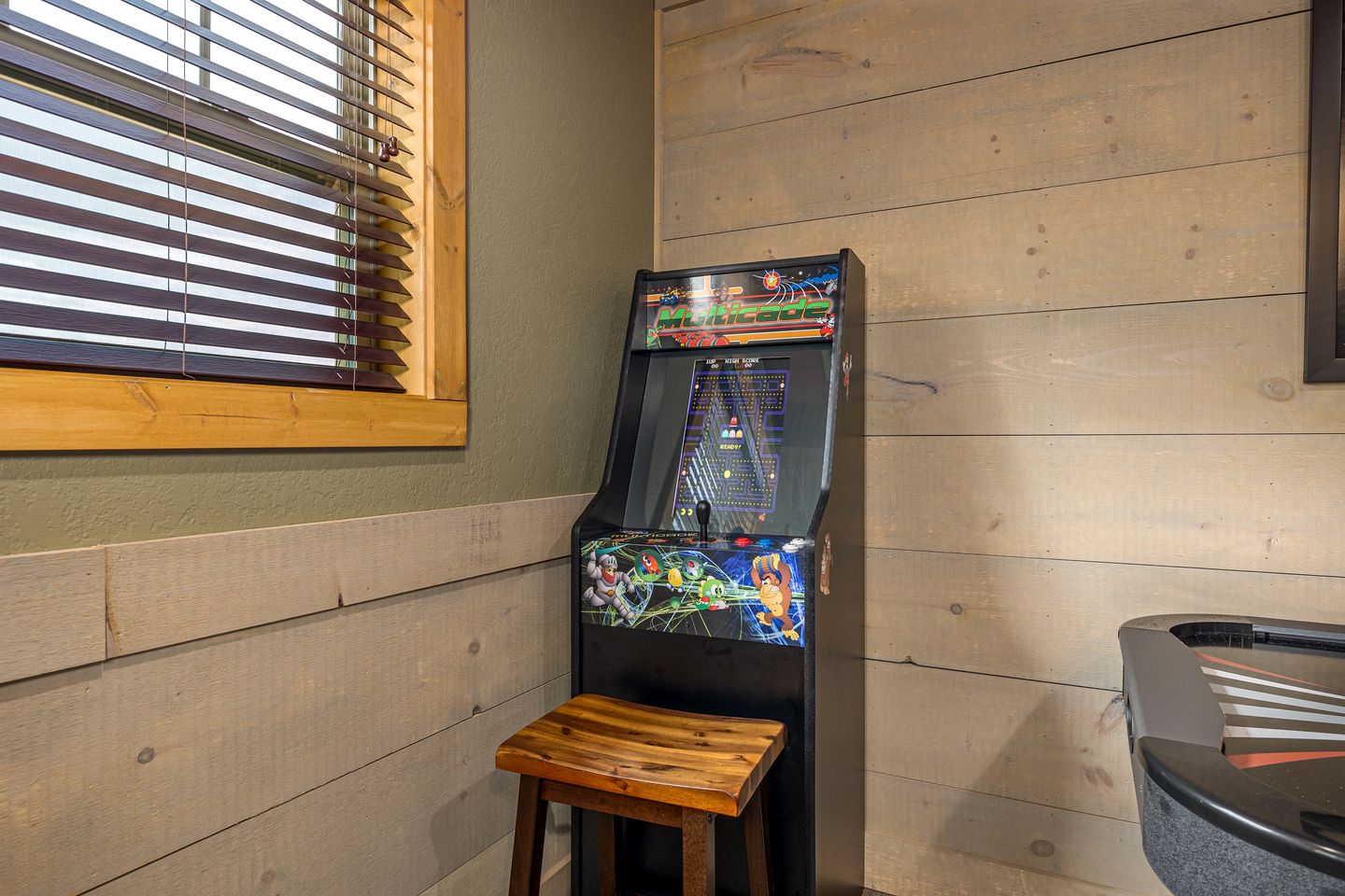 Outstanding Cabin with Indoor and Outdoor Swimming Pool and Game Room in Gatlinburg, Tennessee