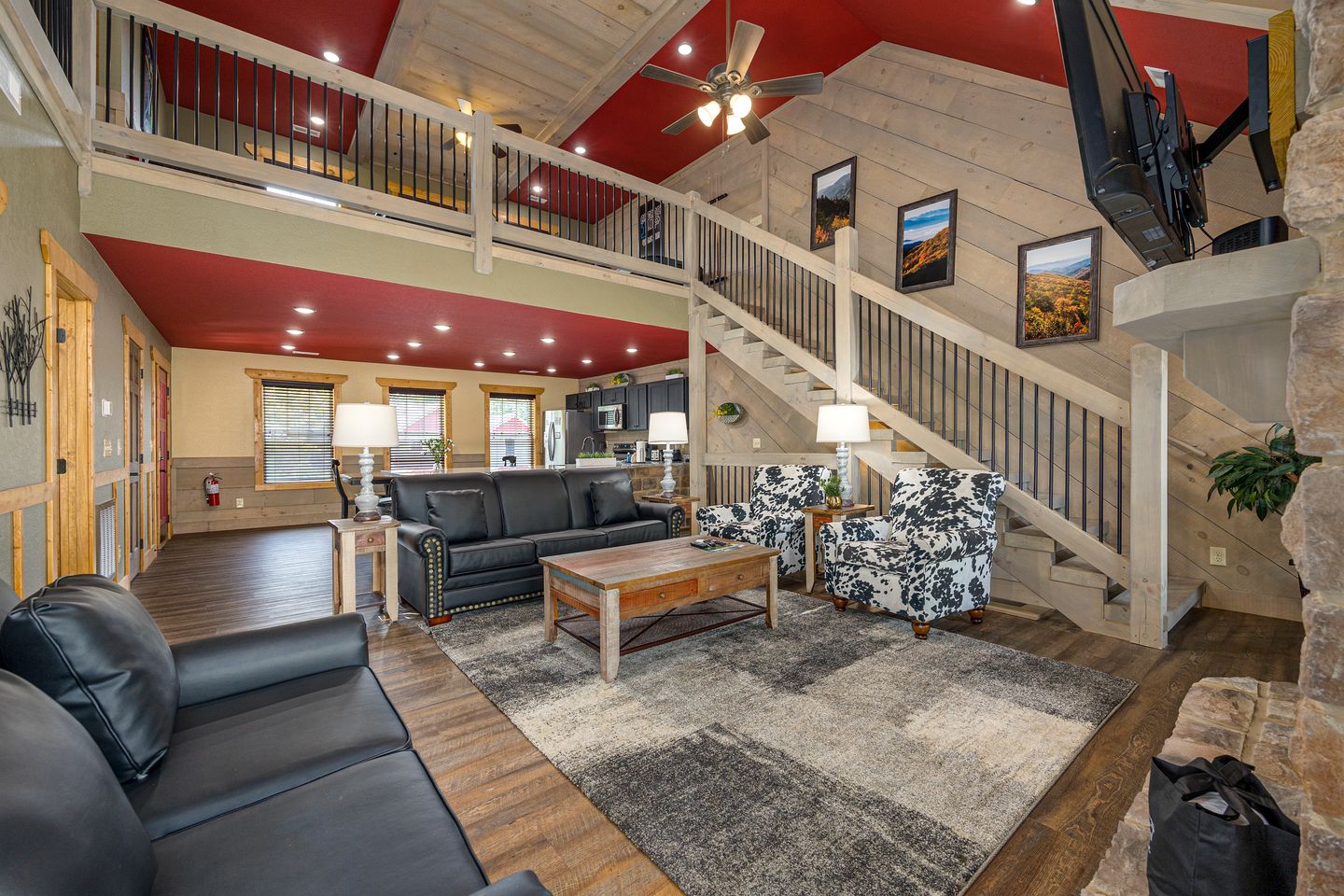 Outstanding Cabin with Indoor and Outdoor Swimming Pool and Game Room in Gatlinburg, Tennessee