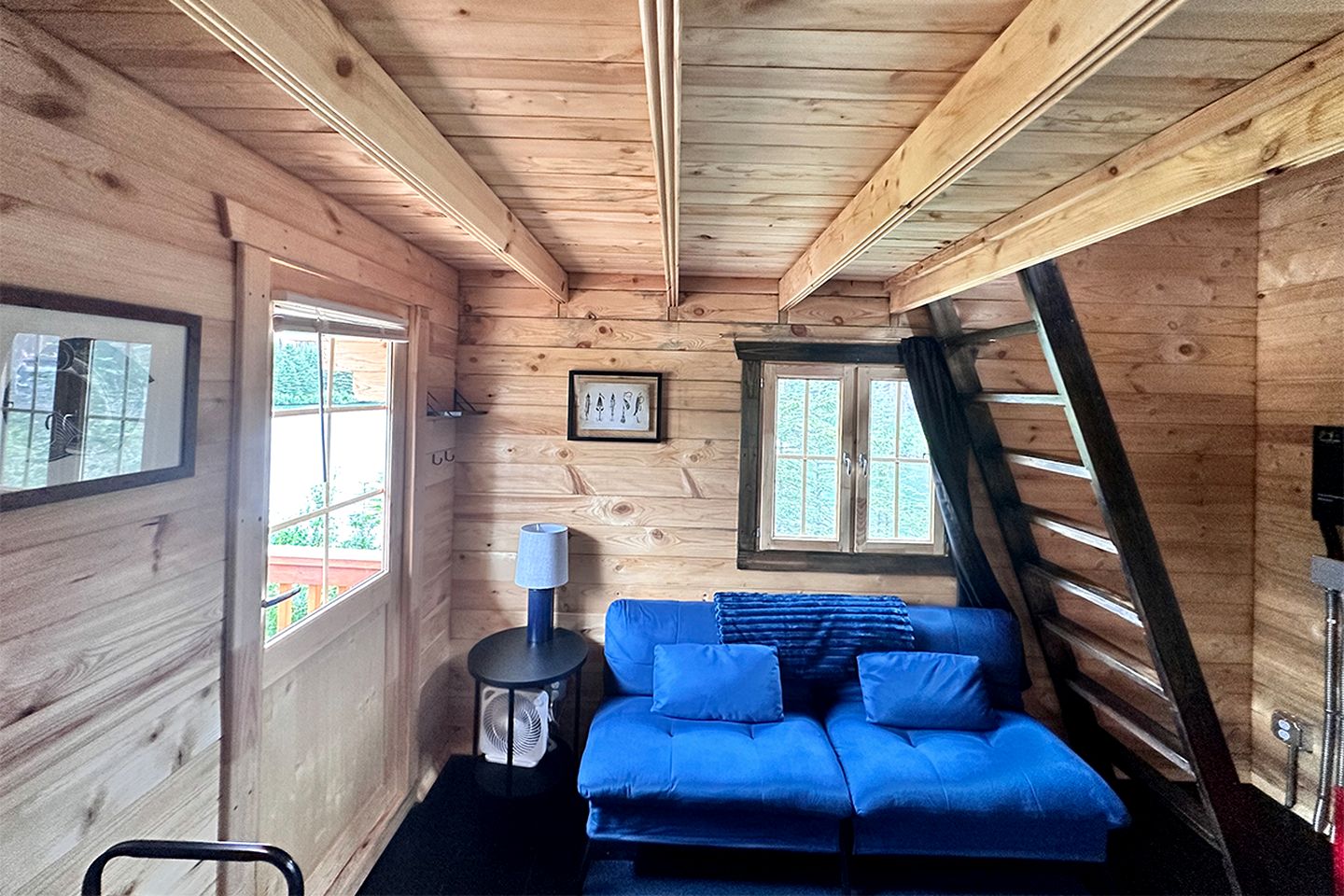 Solar Powered Lakefront Twin Tiny Houses in Cantwell Alaska, Perfect for a Group Getaway to Denali National Park