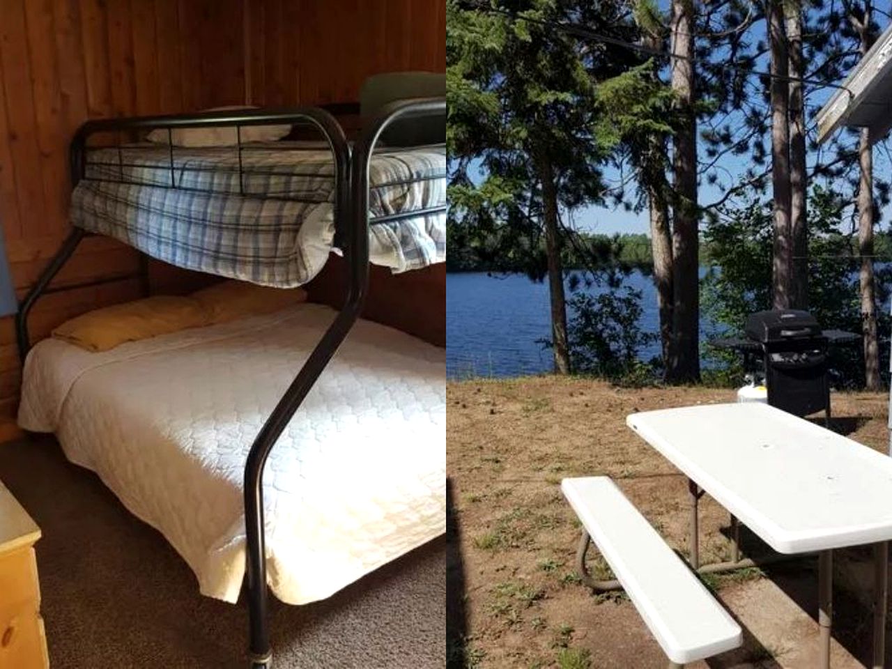 Remote Cabin Vacation Rental on Beautiful Somo Lake, Wisconsin