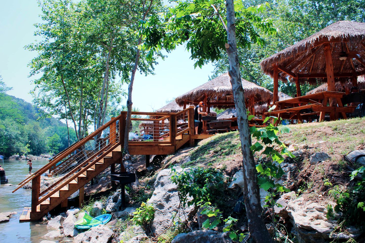 Cool Bell Tent #H and Cabana #12 near New Braunfels, Texas