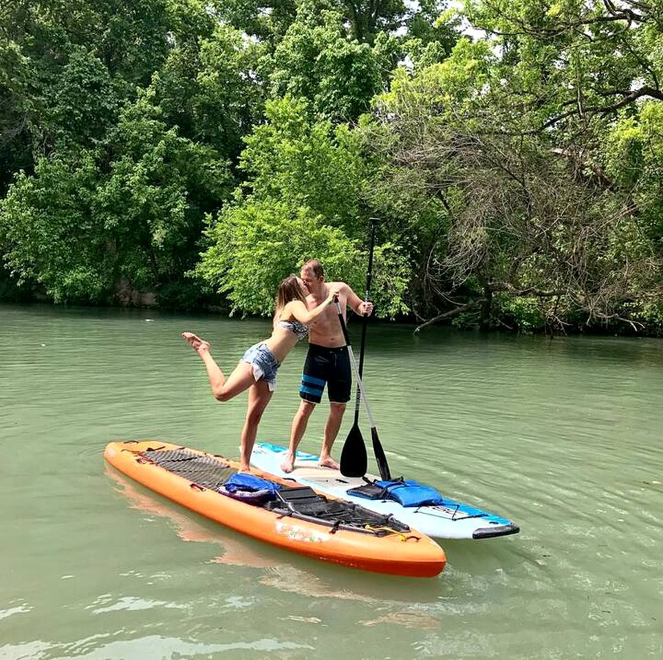 A Fun Family Getaway: Luxurious Safari Tent on the San Marcos River near Seguin, Texas