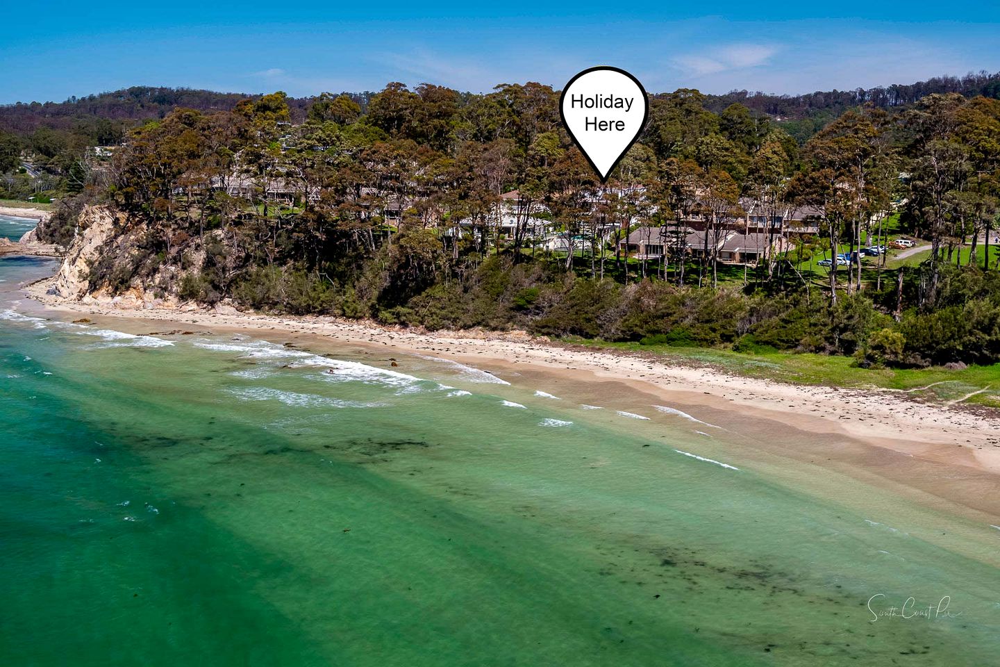 Soulshine Beachside Penthouse, views over Denhams Beach