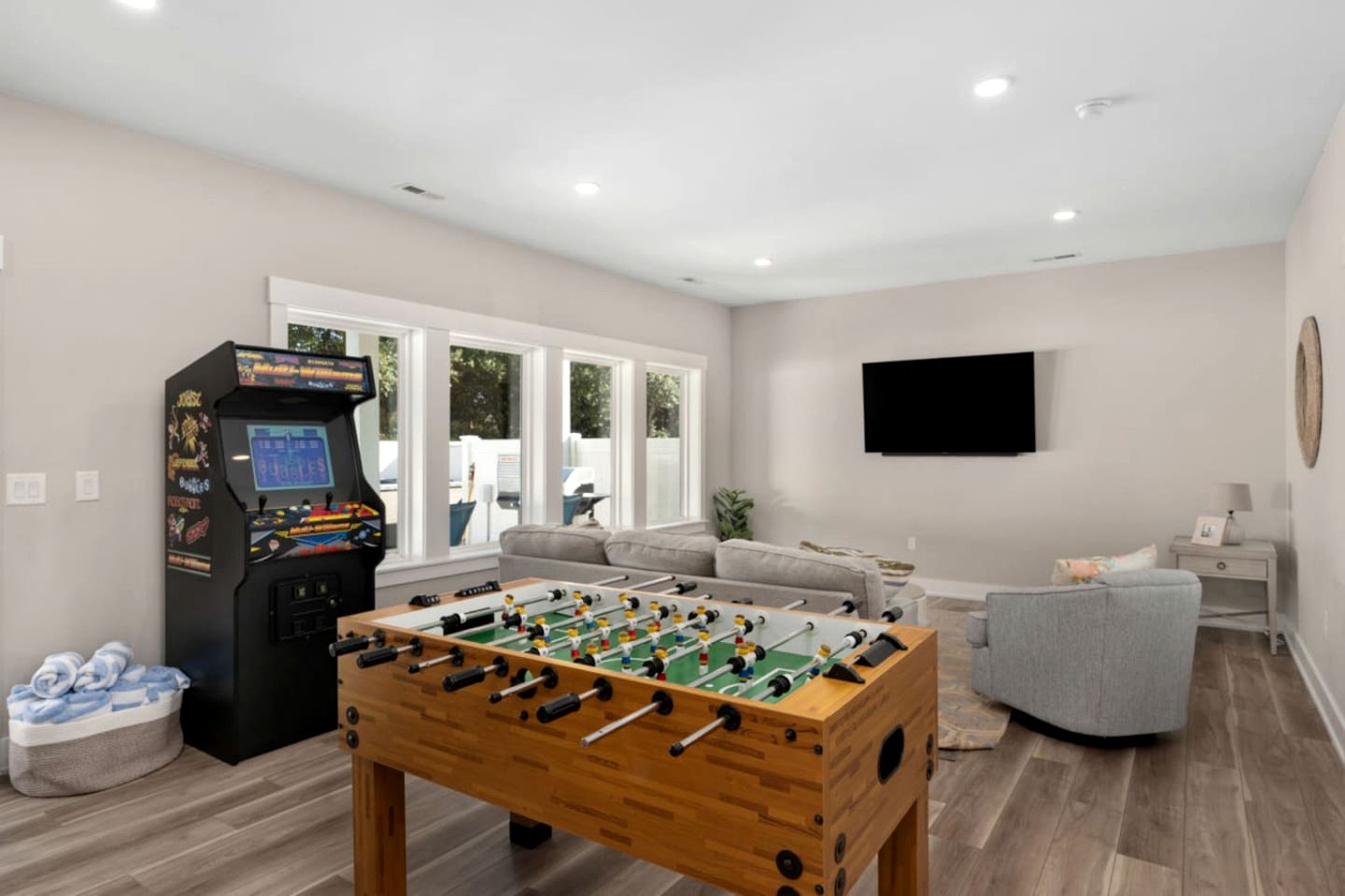 Spacious Coastal Retreat with Pool, Hot Tub, Game Room & Private Balconies in Corolla, North Carolina