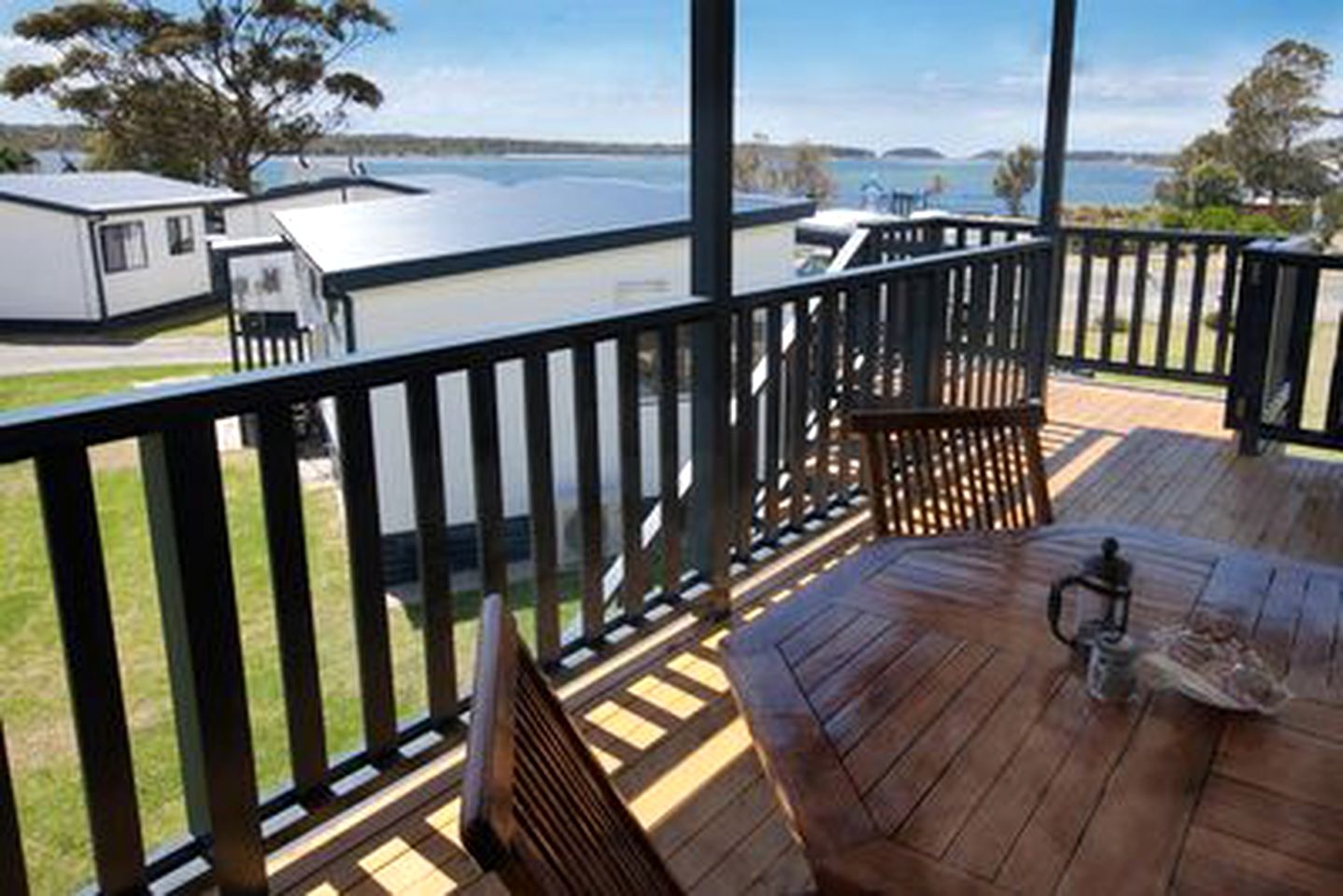 Delightful Camping Cabin Rentals with River Views near Bomaderry, New South Wales