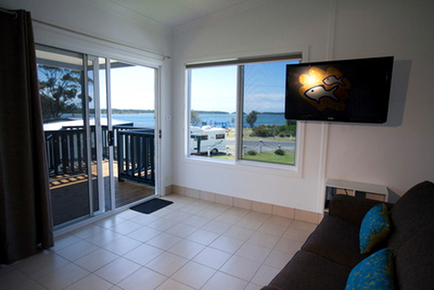 Delightful Camping Cabin Rentals with River Views near Bomaderry, New South Wales