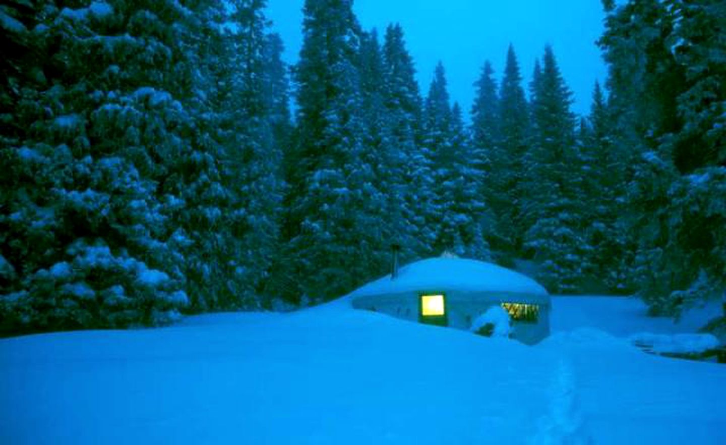 Charming Handmade Yurt Rental Nestled in the Taos Ski Valley of New Mexico