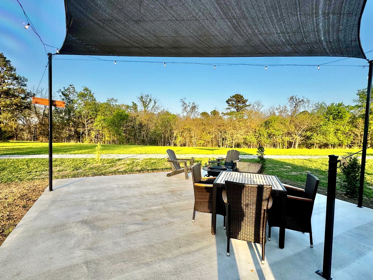 Goregous Bell Tent Glamping with Wood Burning Stove on the Illinois River near Tahlequah, OK