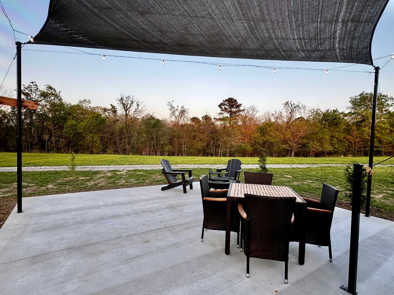 Goregous Bell Tent Glamping with Wood Burning Stove on the Illinois River near Tahlequah, OK