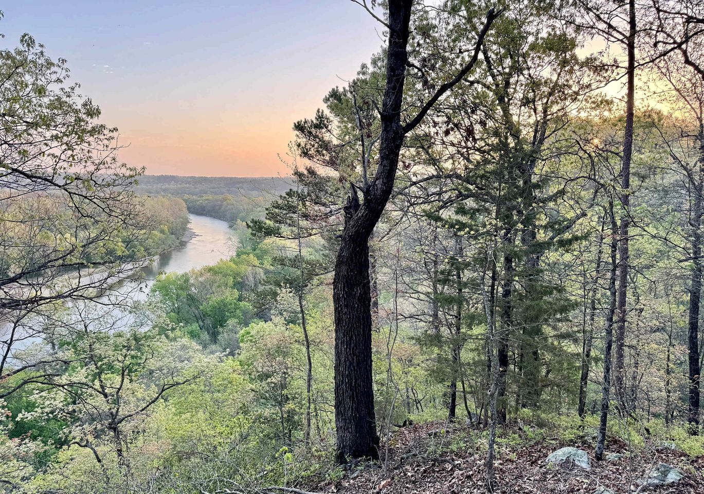 Goregous Bell Tent Glamping with Wood Burning Stove on the Illinois River near Tahlequah, OK