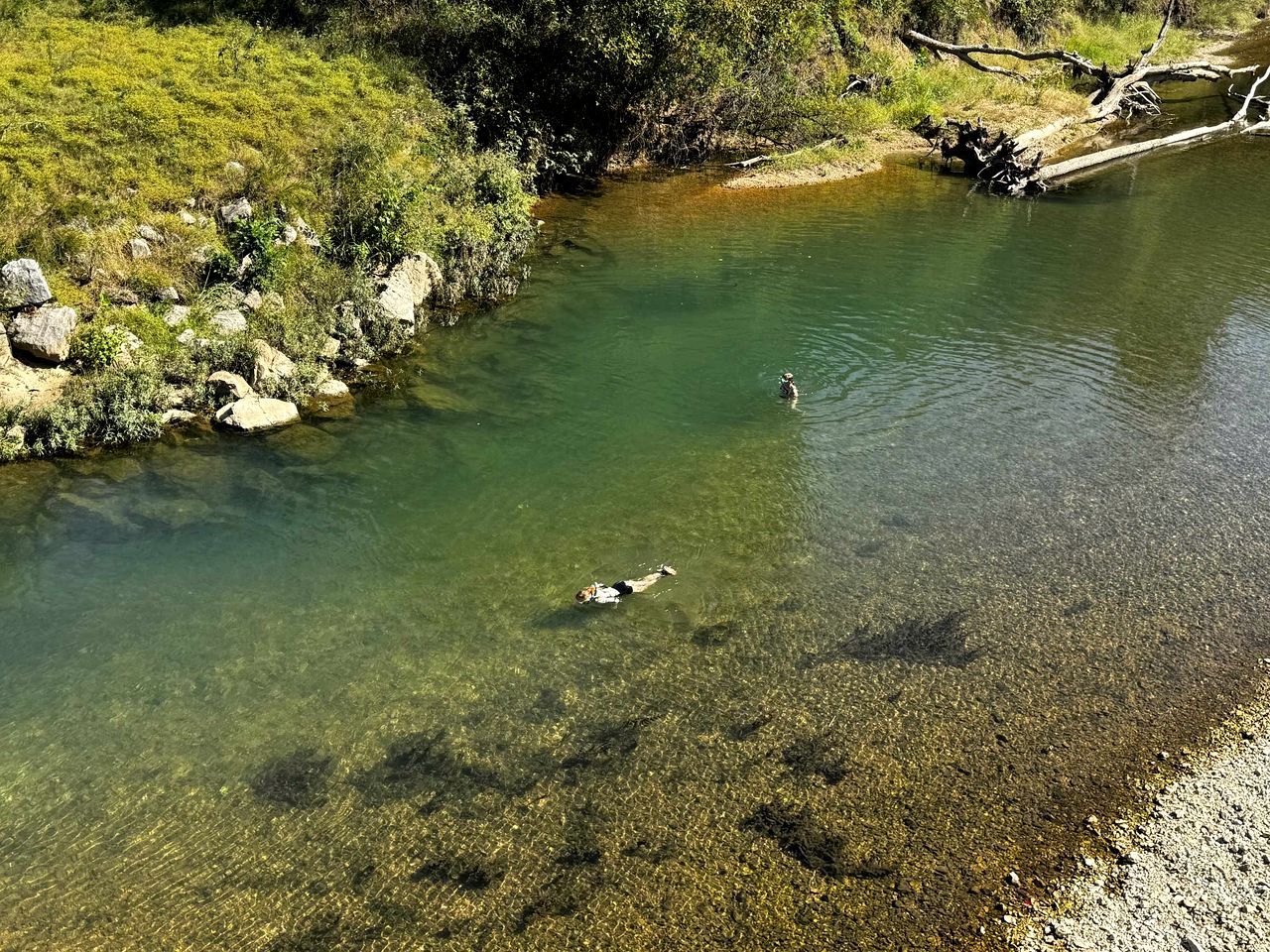 Goregous Bell Tent Glamping with Wood Burning Stove on the Illinois River near Tahlequah, OK