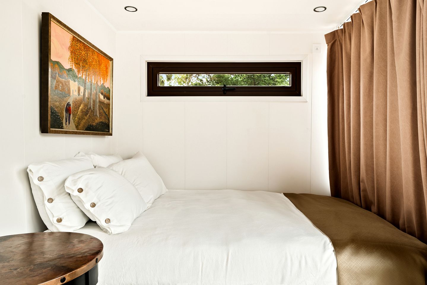 Unique Tiny House Space Cabin with Rooftop Patio and 360° Mountain Views near Taos, New Mexico