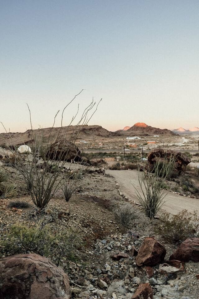 Incredible Dome on a Unique Space-Themed Site with Stunning Desert Views near Big Bend National Park in Terlingua, Texas