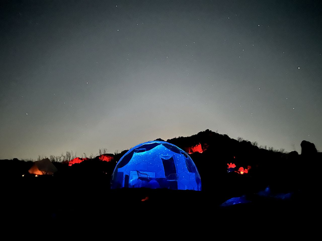 Romantic and Unique Geo Dome Perfect for Stargazing and a Weekend of Exploring Terlingua Ghost Town