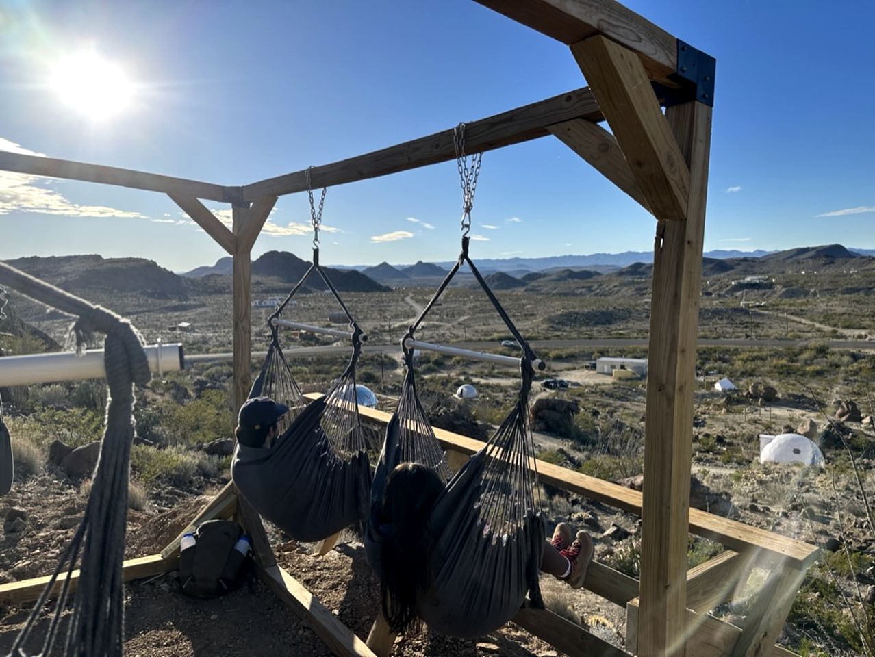 Romantic and Unique Geo Dome Perfect for Stargazing and a Weekend of Exploring Terlingua Ghost Town