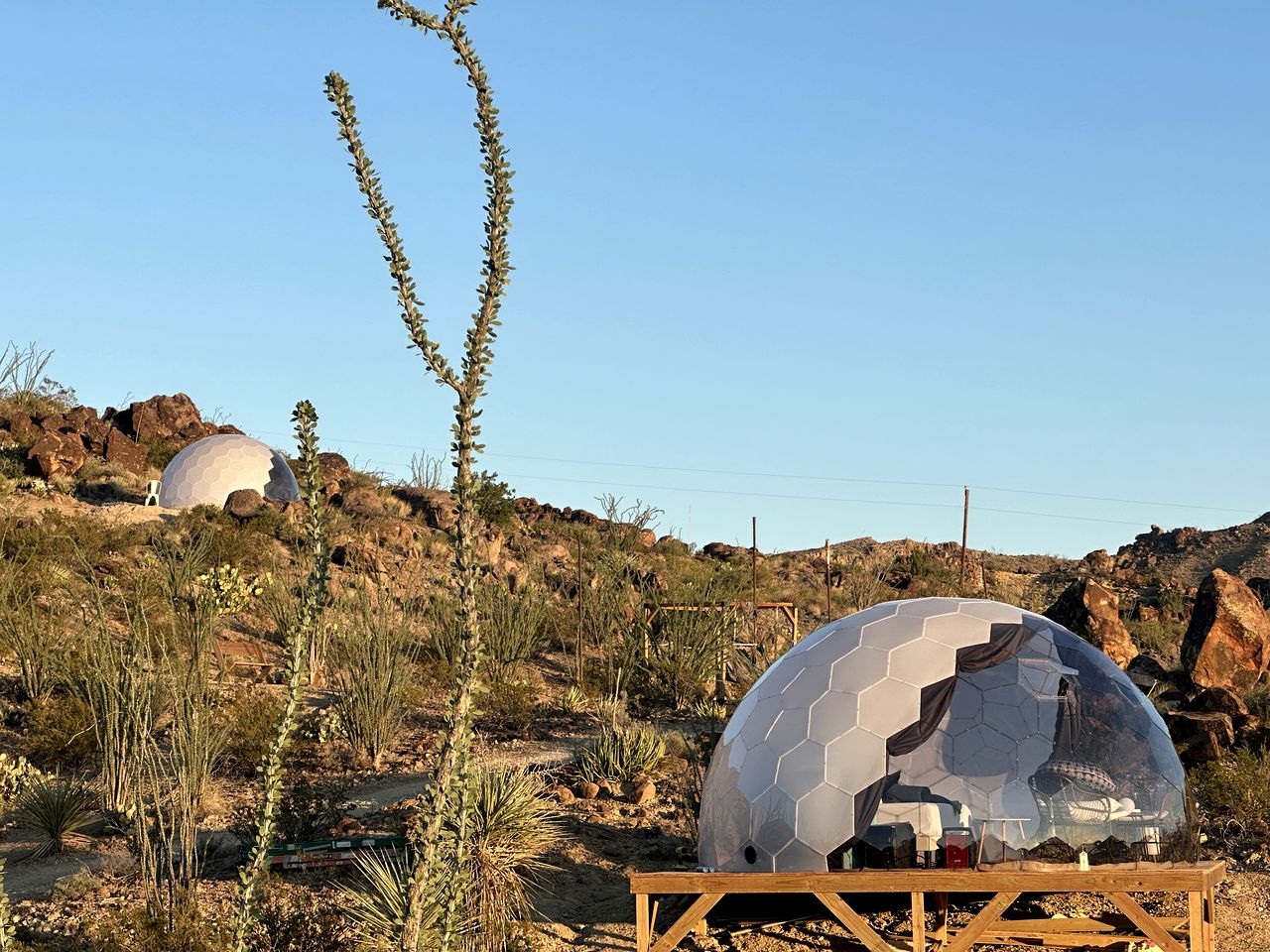 Romantic and Unique Geo Dome Perfect for Stargazing and a Weekend of Exploring Terlingua Ghost Town