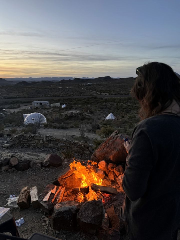 Romantic and Unique Geo Dome Perfect for Stargazing and a Weekend of Exploring Terlingua Ghost Town