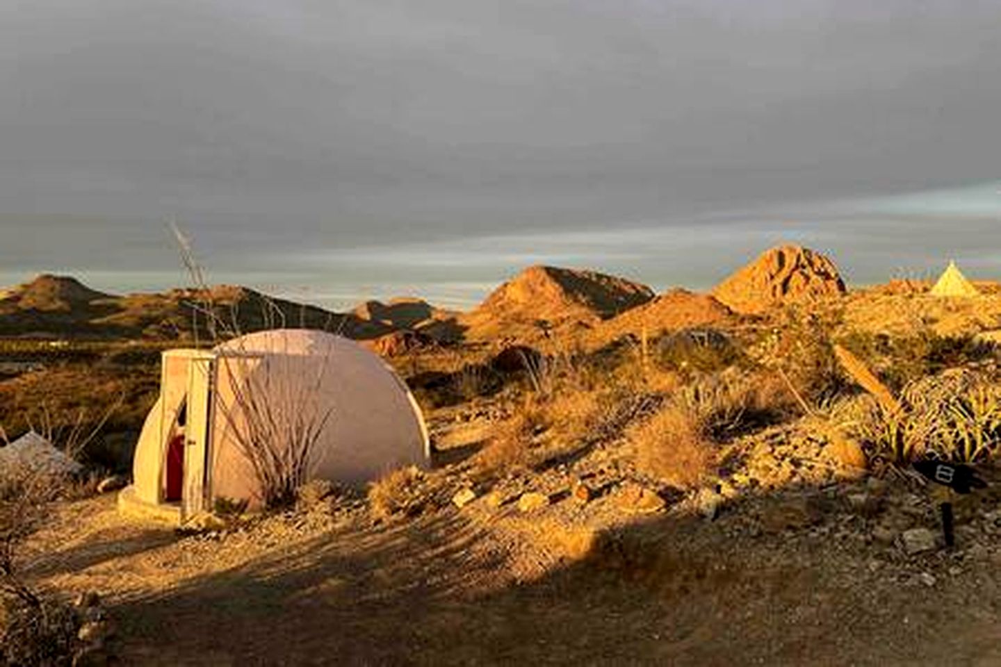 Unique Dome with Great Desert Views in Terlingua, Texas