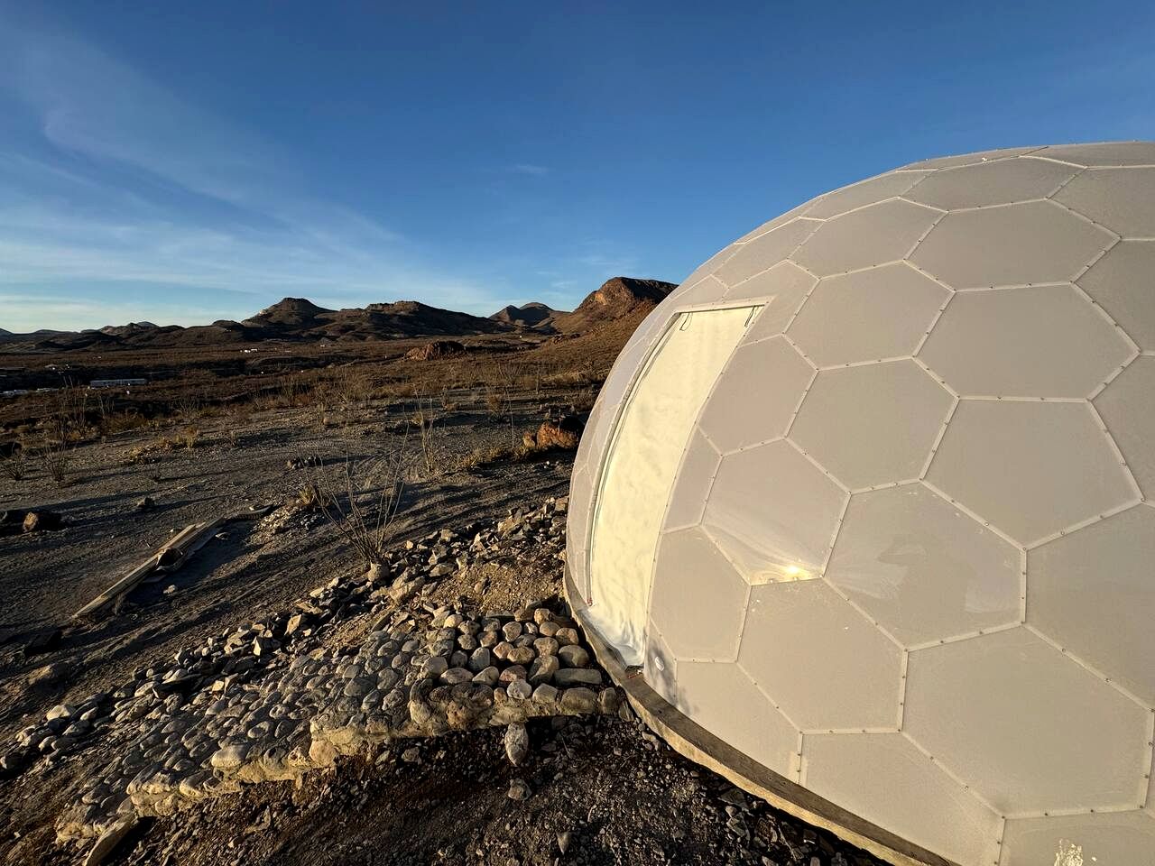 Unique and Pet Friendly Glamping Dome with Views of Big Bend National Park, Perfect for a Texas Glamping Getaway