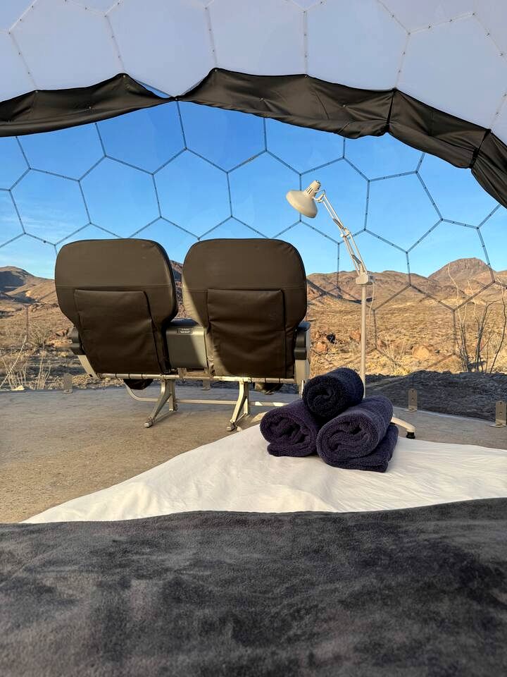 Unique and Pet Friendly Glamping Dome with Views of Big Bend National Park, Perfect for a Texas Glamping Getaway