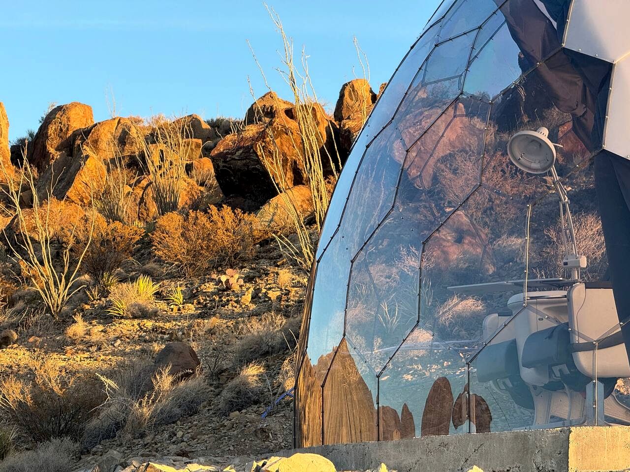 Unique and Pet Friendly Glamping Dome with Views of Big Bend National Park, Perfect for a Texas Glamping Getaway
