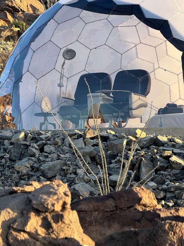 Unique and Pet Friendly Glamping Dome with Views of Big Bend National Park, Perfect for a Texas Glamping Getaway