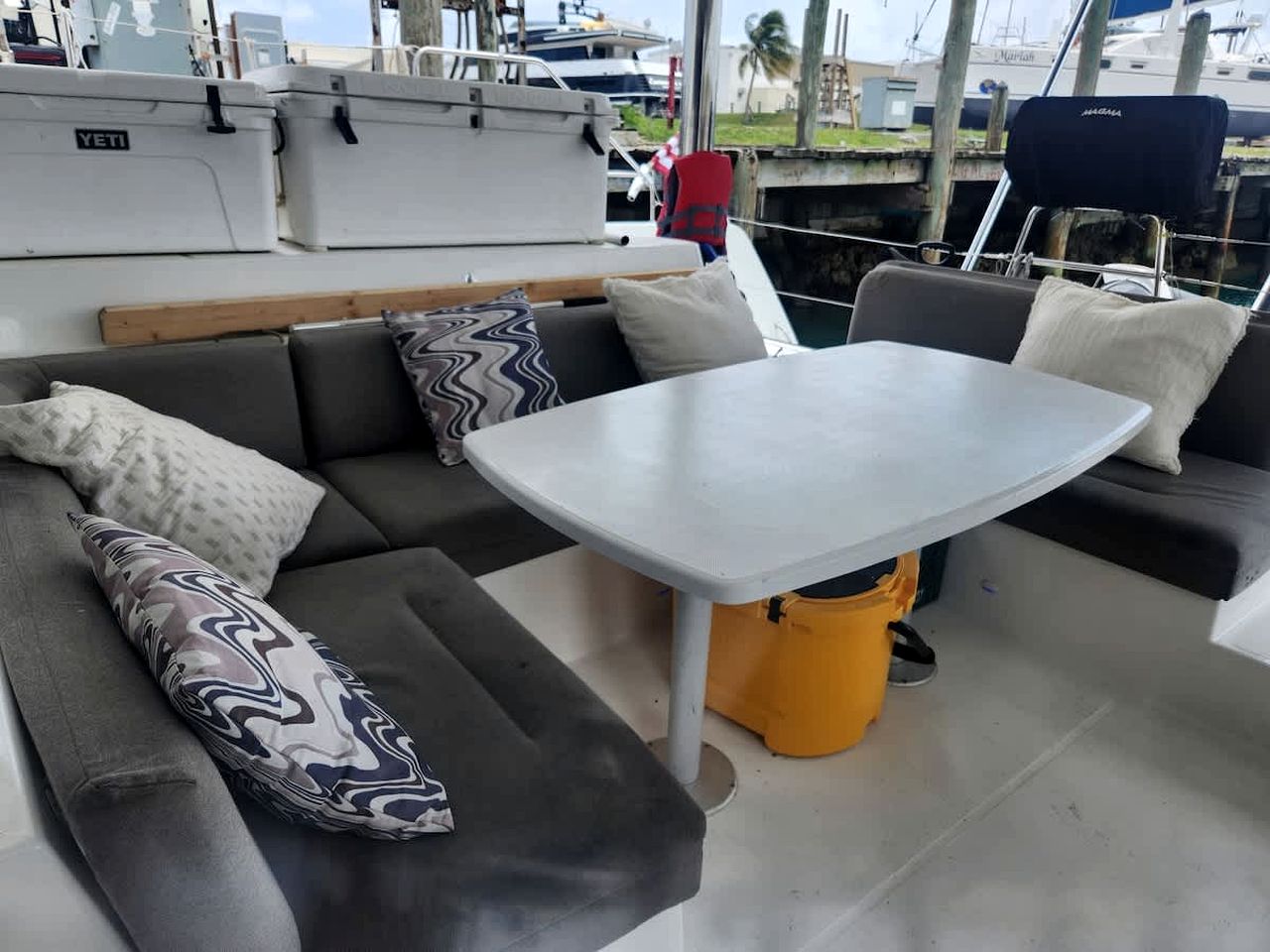 Incredible Catamaran Boat with Marina Amenities for a Unique Vacation on the Water in Key West, Florida