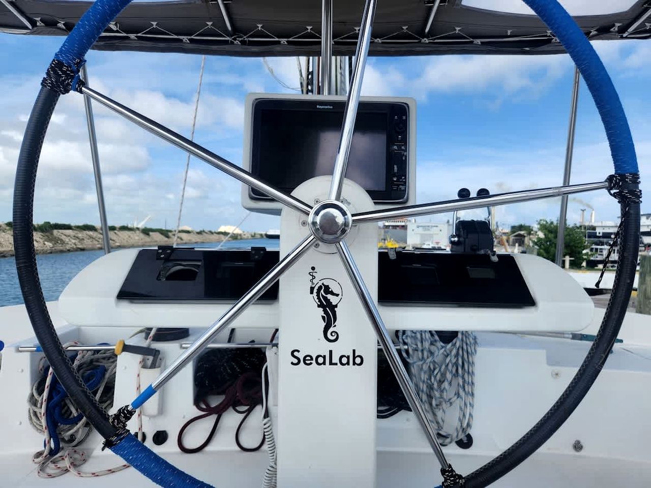 Incredible Catamaran Boat with Marina Amenities for a Unique Vacation on the Water in Key West, Florida
