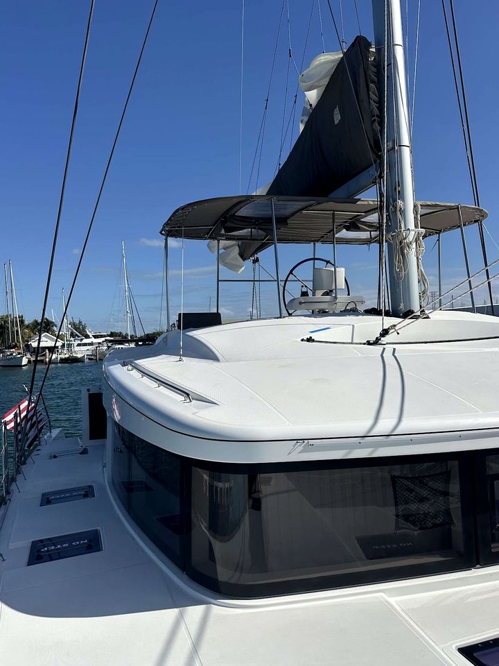 Incredible Catamaran Boat with Marina Amenities for a Unique Vacation on the Water in Key West, Florida