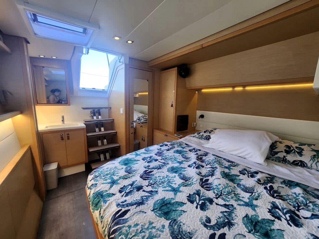Incredible Catamaran Boat with Marina Amenities for a Unique Vacation on the Water in Key West, Florida