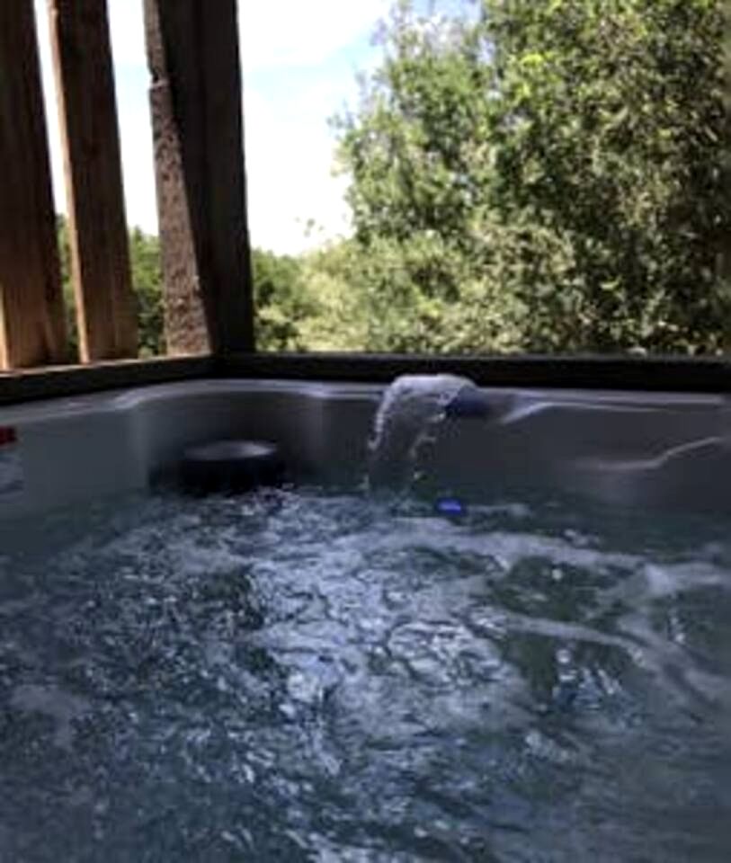 Spacious Accommodation for Two with Direct Creek Access for Fishing in Fredericksburg, Texas