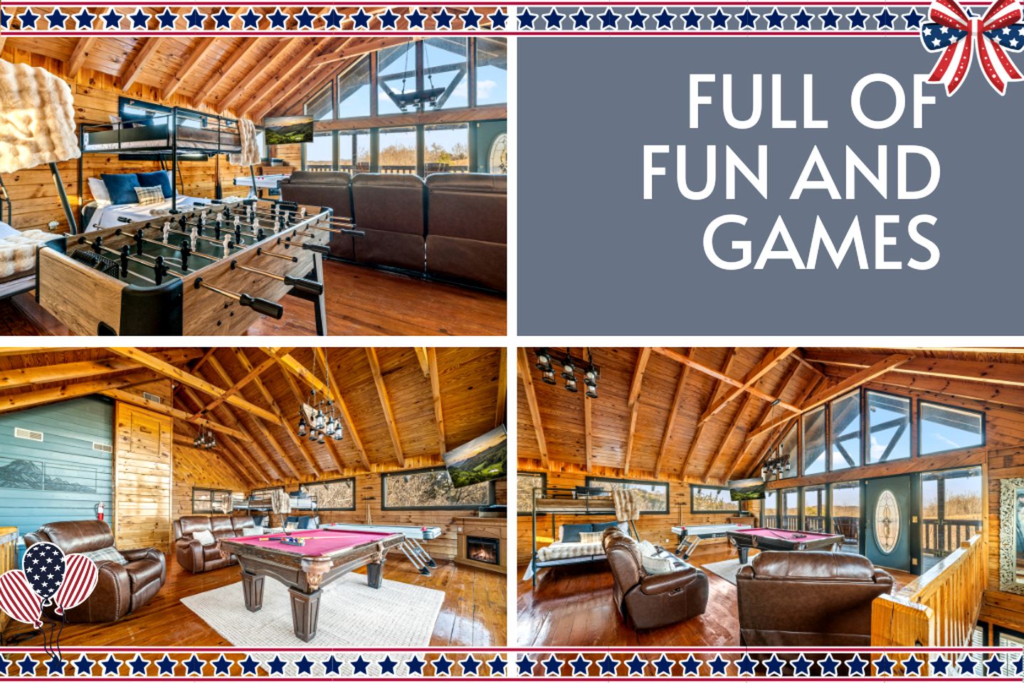 Spacious Cabin with Game Room, Hot Tub & 3 Decks Near Smoky Mountains, Sevierville, TN