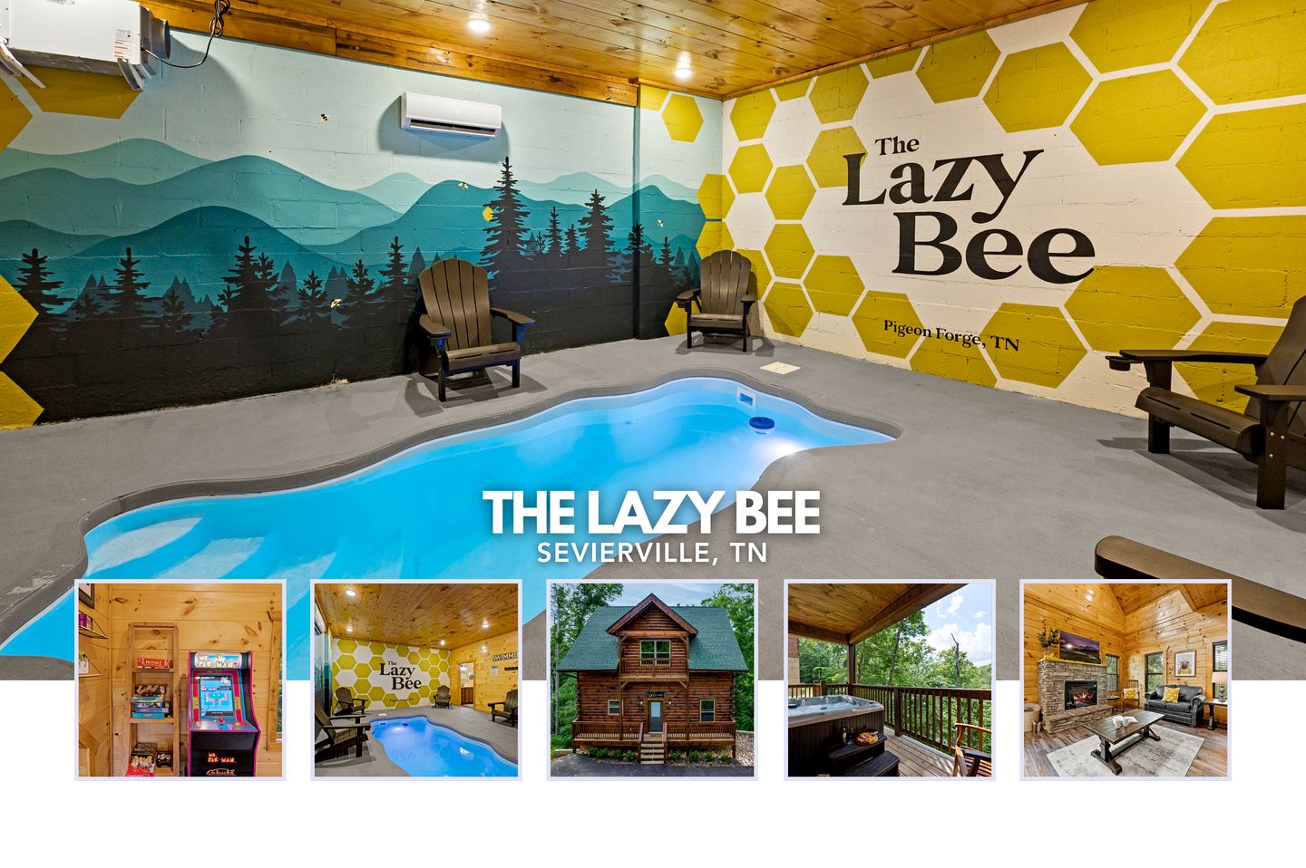 The Lazy Bee Log Cabin Retreat Sevierville, TN