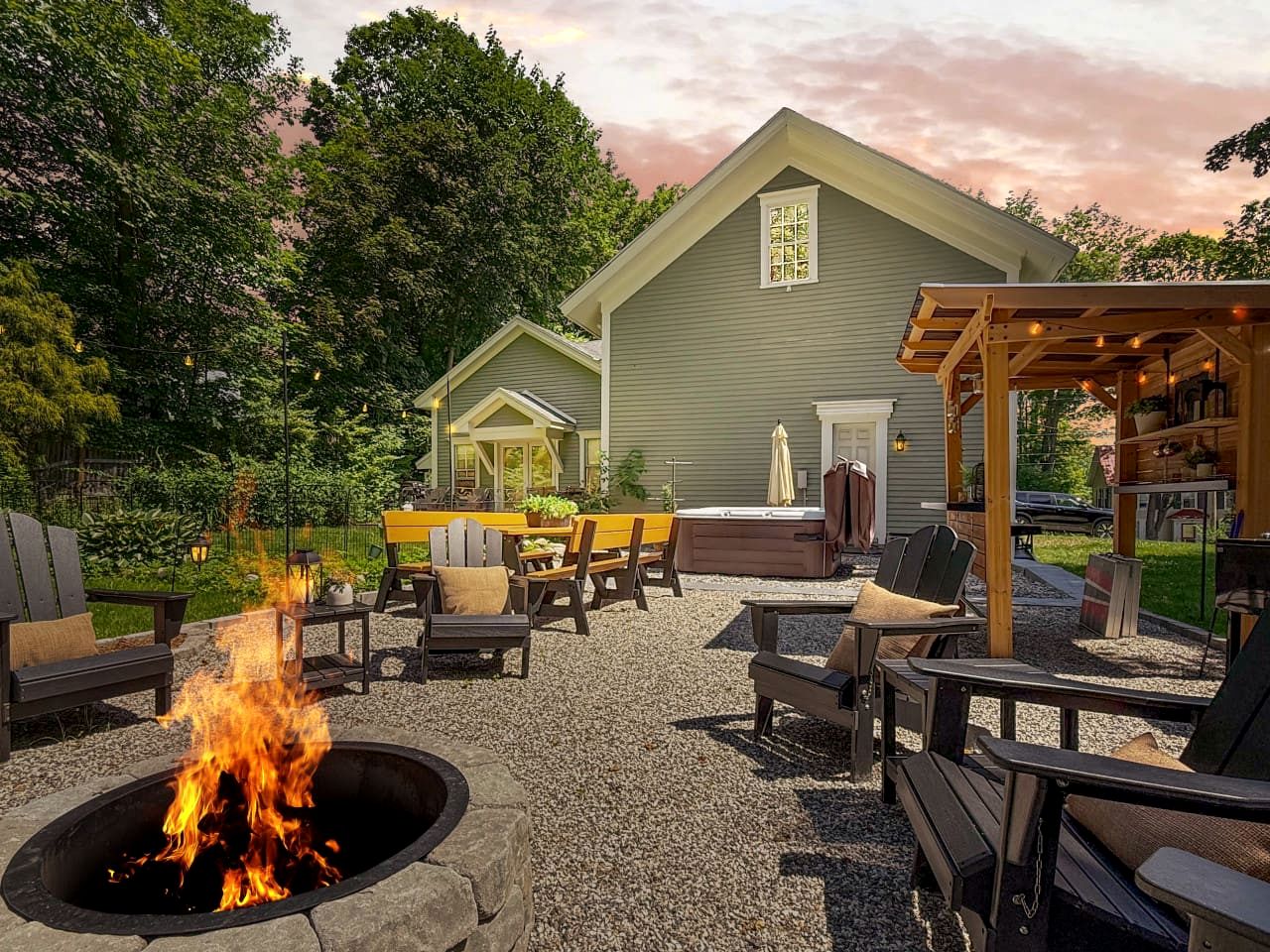 Spacious Cabin with Lovely Porch and Backyard in Maine
