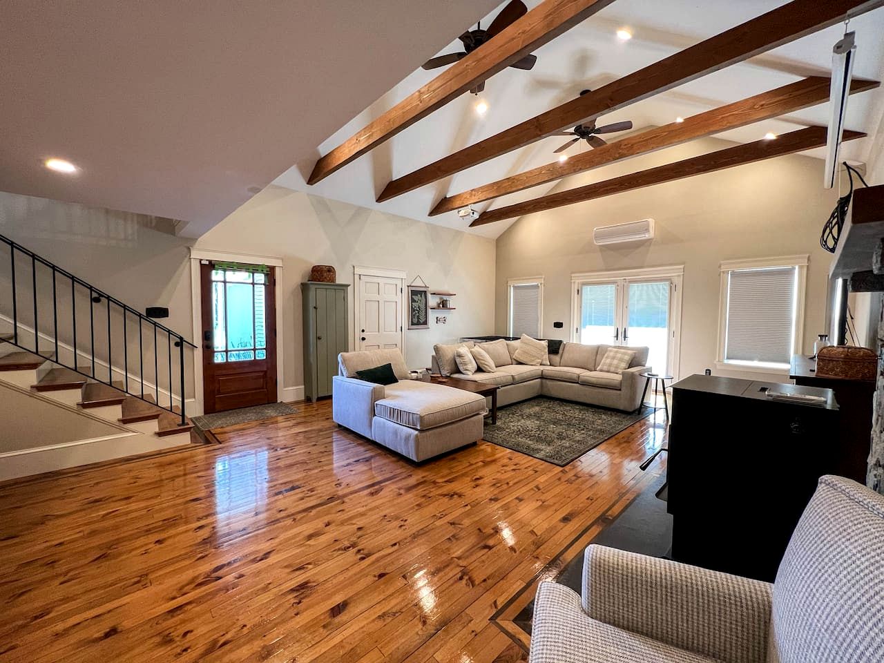 Spacious Cabin with Lovely Porch and Backyard in Maine