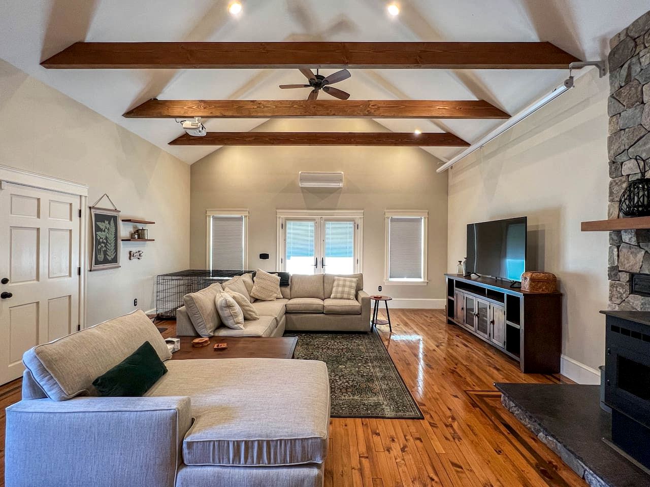 Spacious Cabin with Lovely Porch and Backyard in Maine