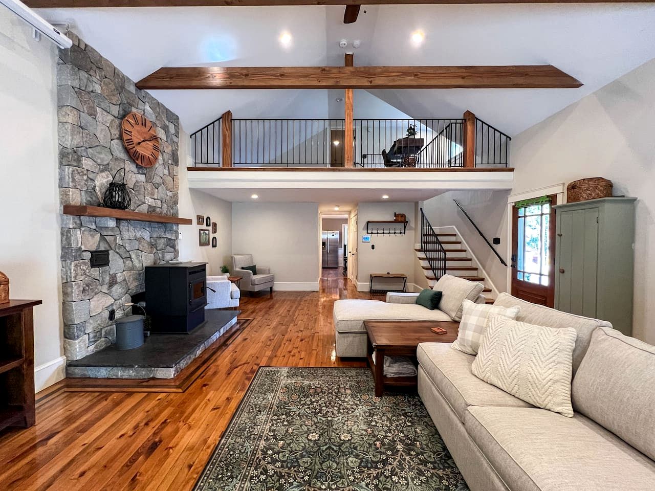 Spacious Cabin with Lovely Porch and Backyard in Maine