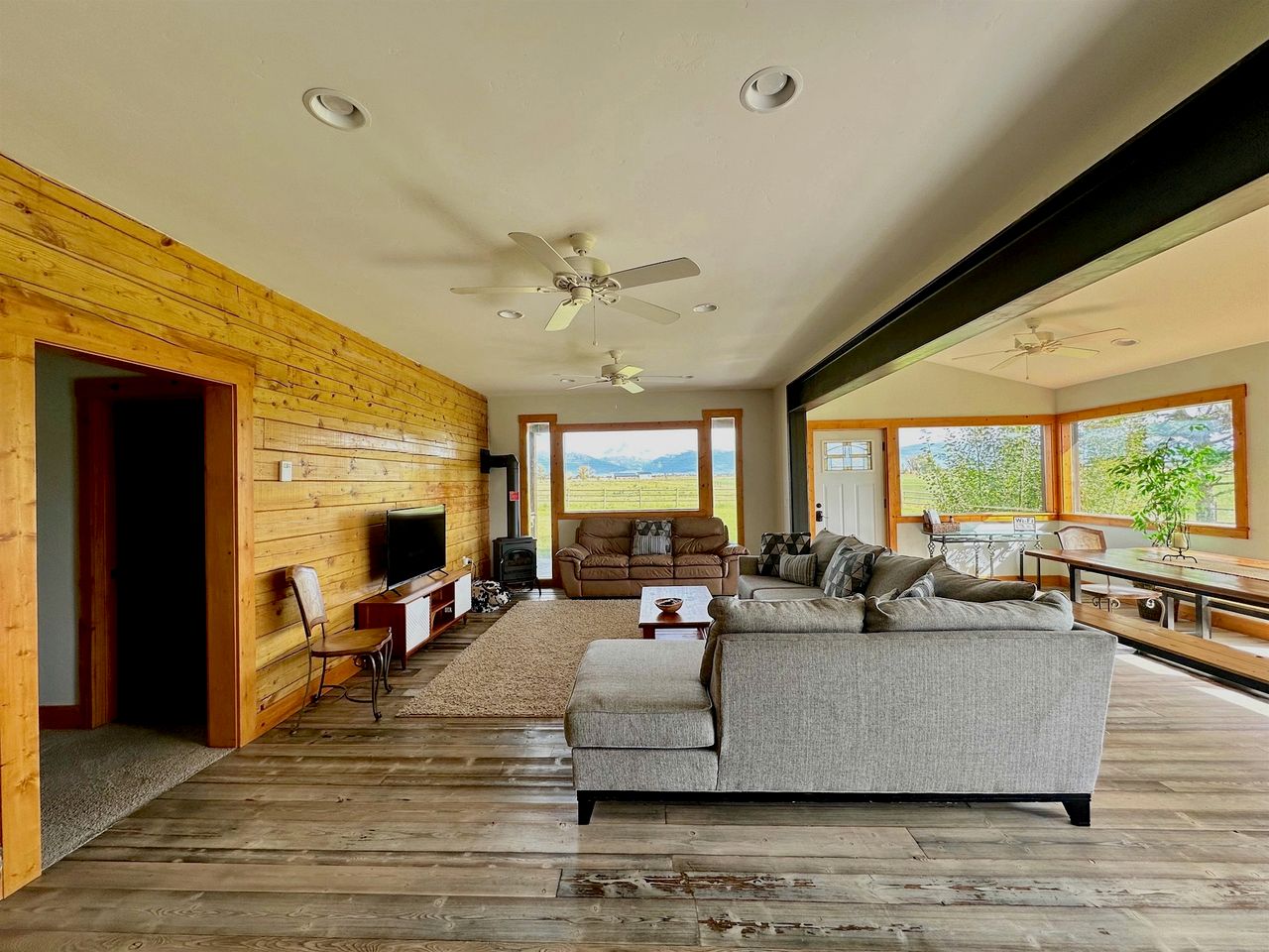 Spacious Farmhouse Estate with Mountain Views & Dual Kitchens near Skiing and Trails in Tetonia, Idaho