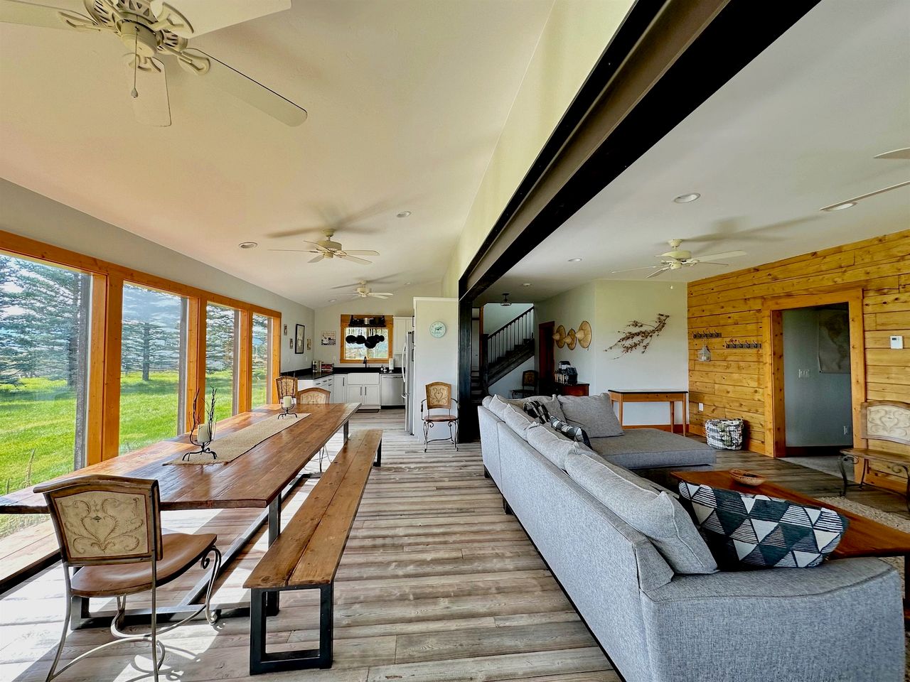 Spacious Farmhouse Estate with Mountain Views & Dual Kitchens near Skiing and Trails in Tetonia, Idaho