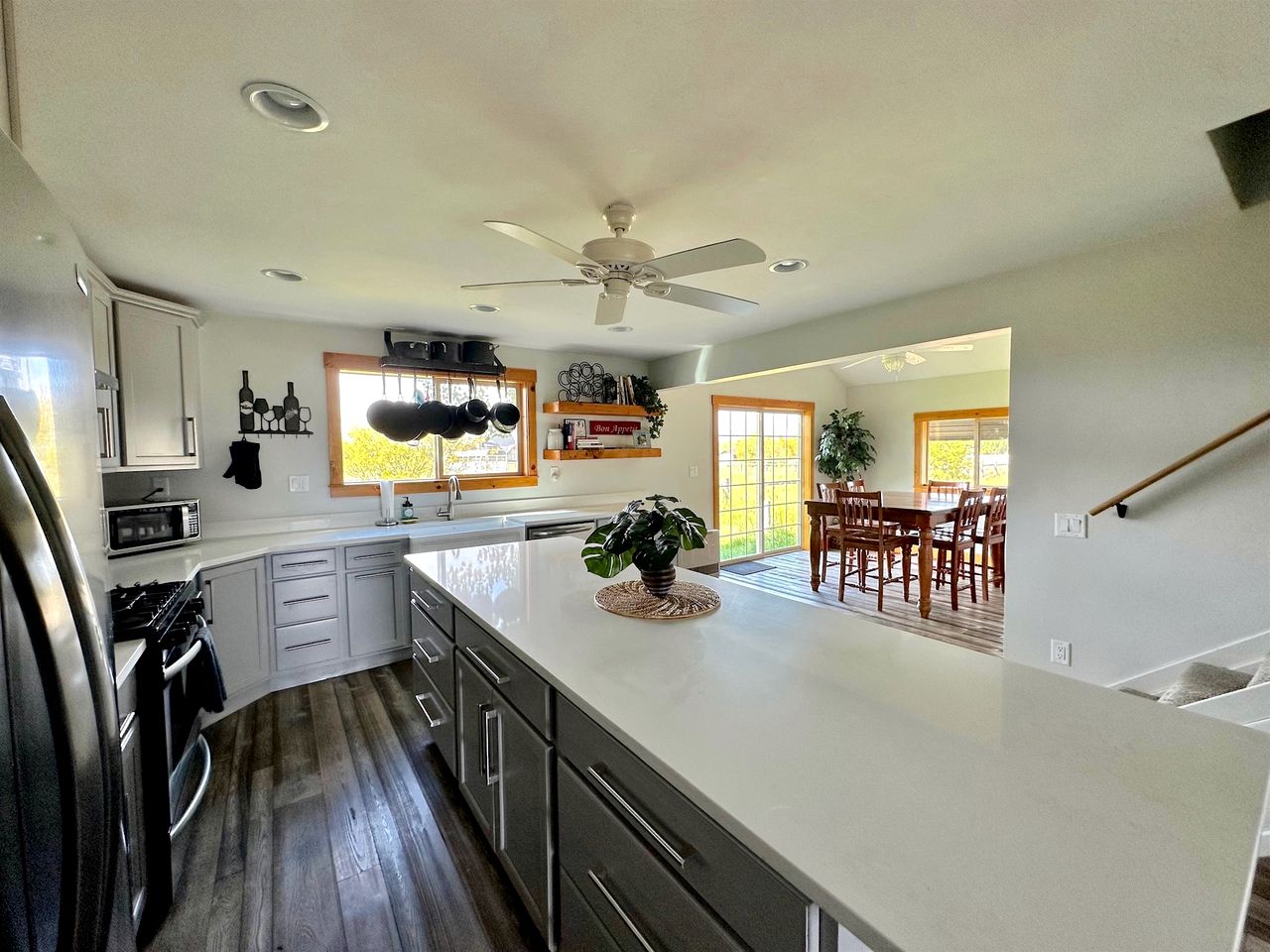 Spacious Unit in a Farmhouse Retreat with Scenic Picture Windows near Skiing & Fishing in Tetonia, Idaho