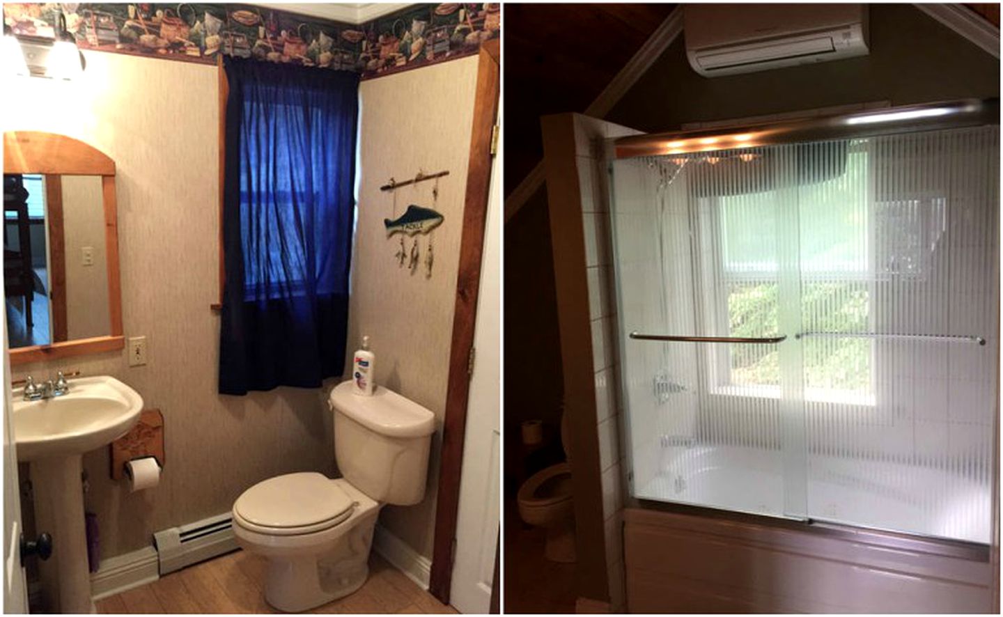 Spacious Log Cabin Rental near South Pond Lake, Maine