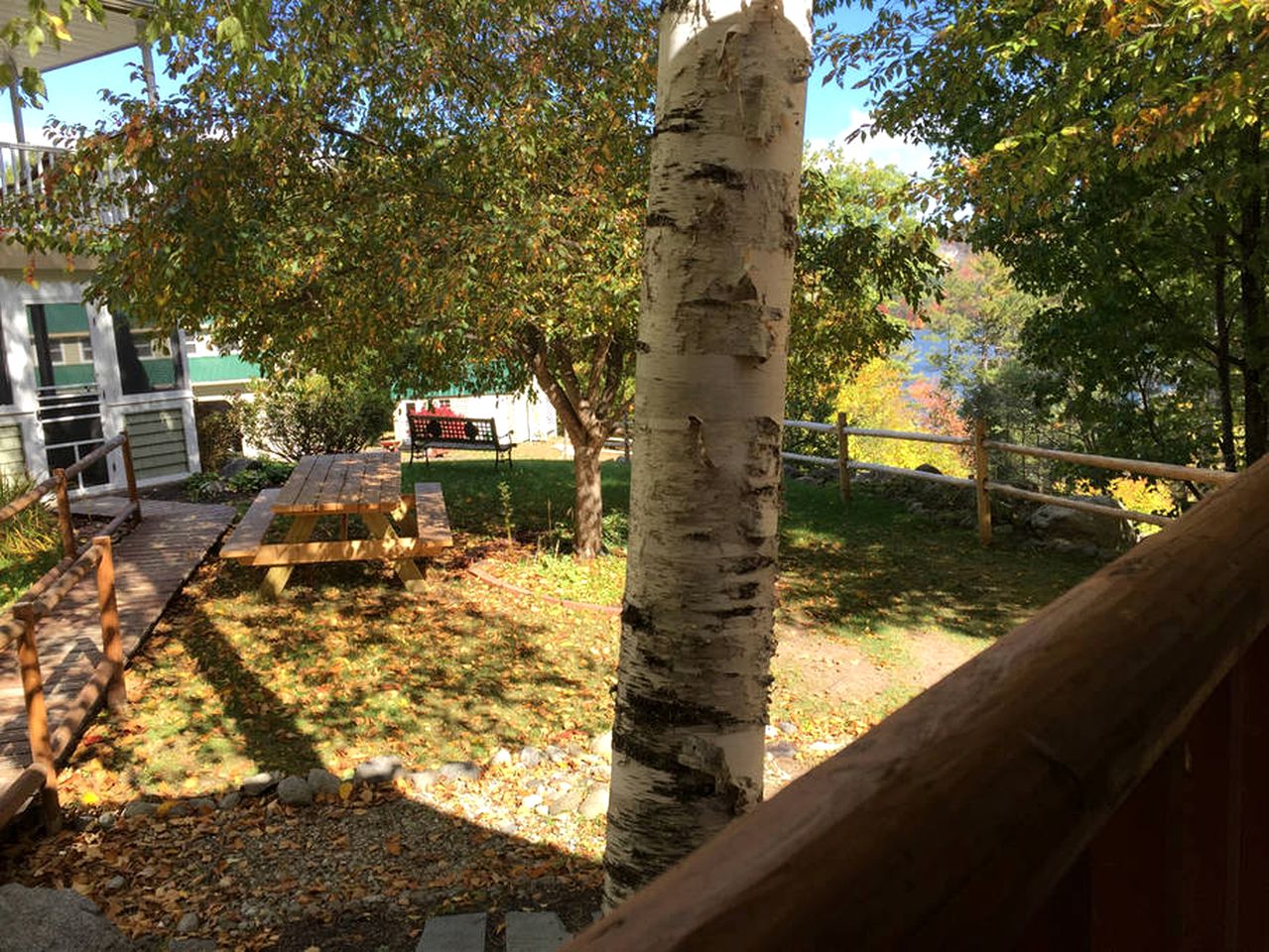 Spacious Log Cabin Rental near South Pond Lake, Maine