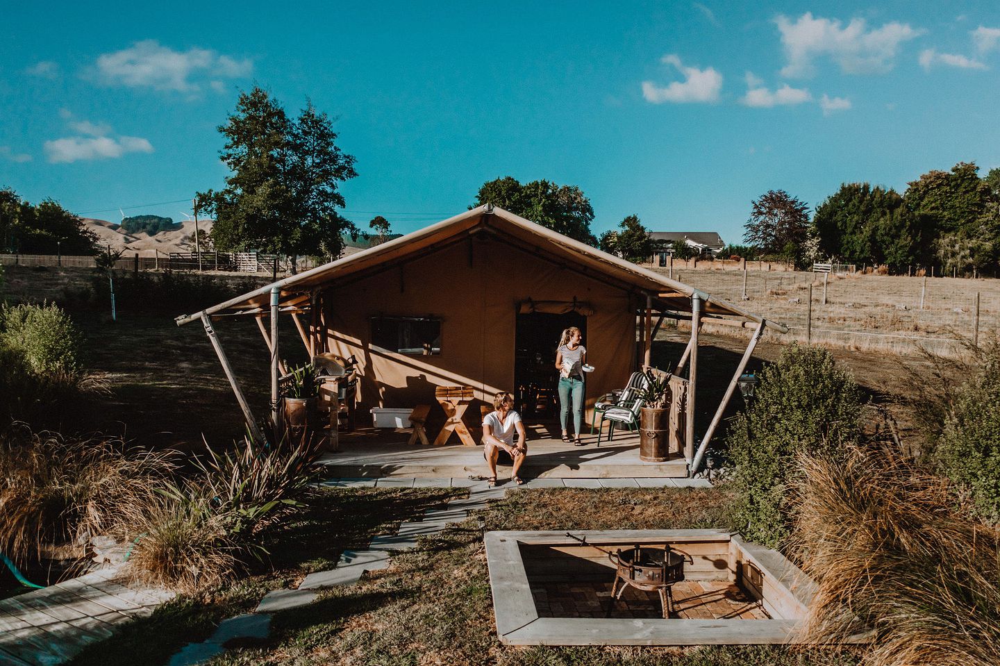 Luxury Camping in Raglan, North Island