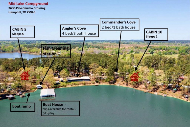 Cabins (United States of America, Hemphill, Texas)