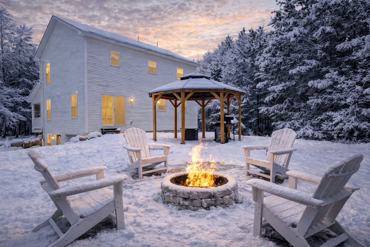 Cottages (United States of America, Bridgton, Maine)