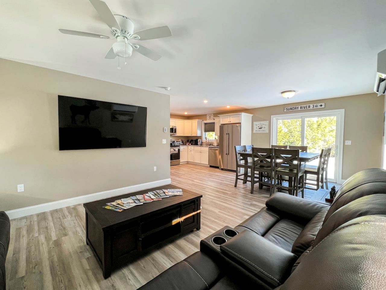 Spacious Modern Cottage with Fire Pit in Bridgton, Maine