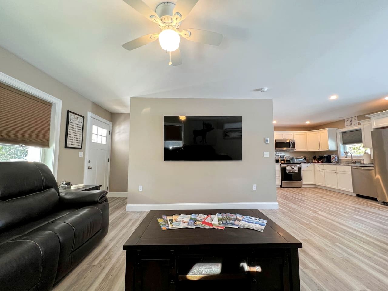 Spacious Modern Cottage with Fire Pit in Bridgton, Maine