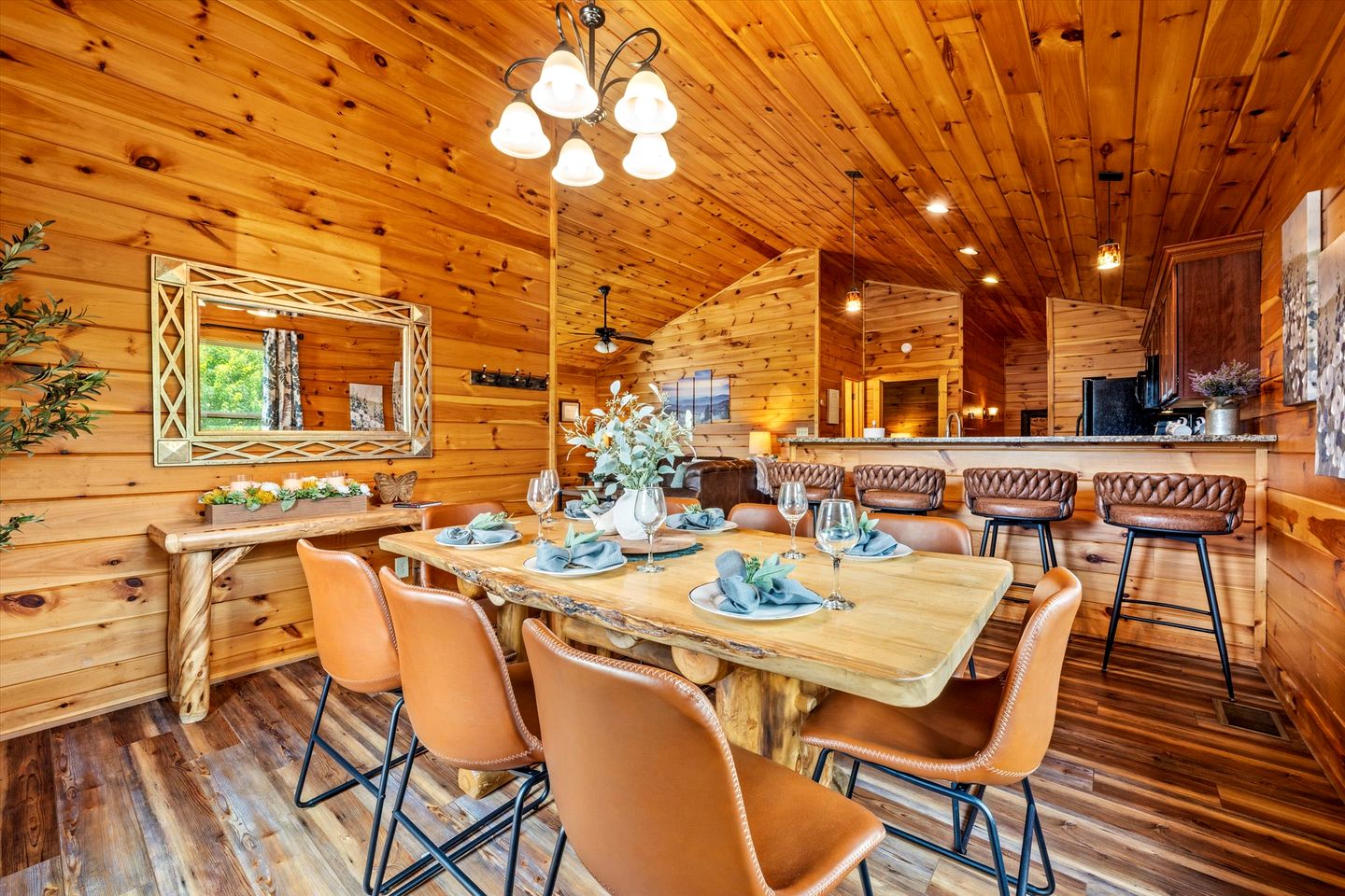 Spacious Mountain Cabin with Hot Tub & Game Room near Downtown Gatlinburg, Tennessee